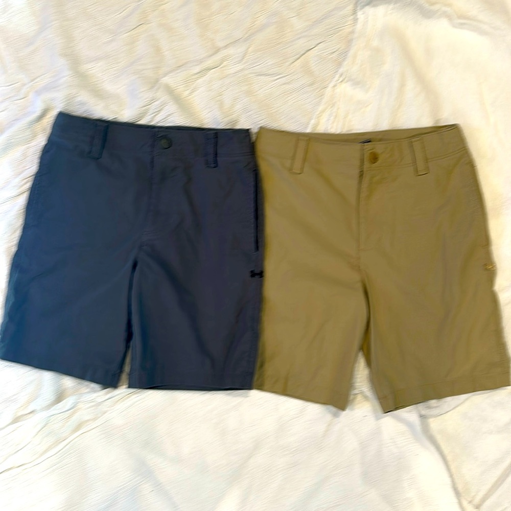 Under Armour. Boys shorts. Size 6.